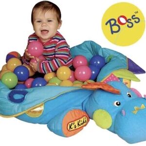 K's Kids Maxi Dinosaur With Balls toy Blue Play Ball Pit for Kids